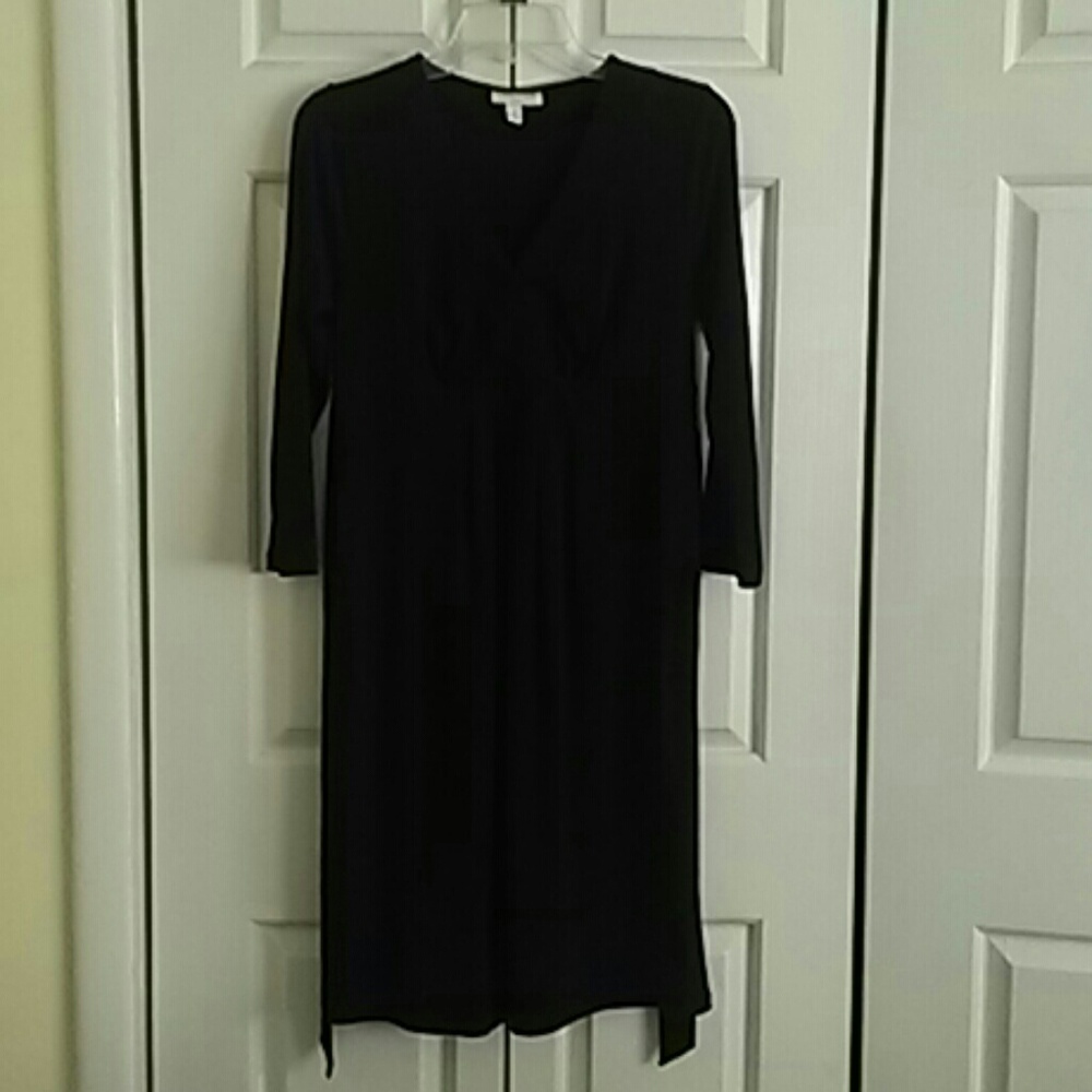 Black maternity dress